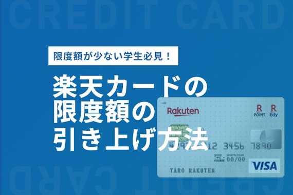 学生の楽天カードの限度額は最大30万円！一時的に引き上げる方法とは