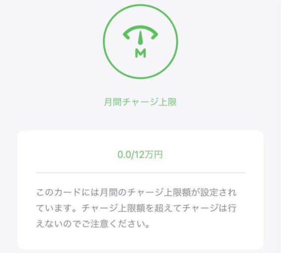 バンドルカード_上限額