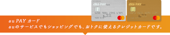 au payカード×種類